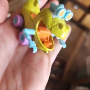 Vibrant Dinosaur Toy Car with Wheels